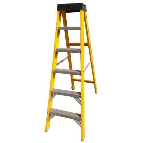 yellow-frp-foldeber-ladder